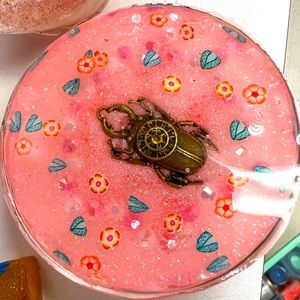 Scarab resin decorations